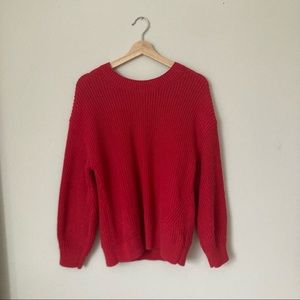 Gap Red Knit Sweater